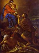 Jacques-Louis David Saint Roch Interceding with the Virgin for the Plague Stricken oil on canvas